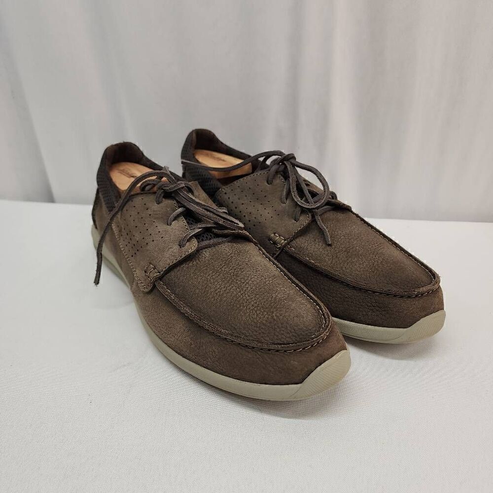 Clarks Men's Size 13 Gorwin Moc Sneaker Suede Comfort R